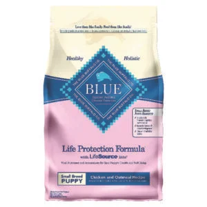 Blue Buffalo Life Protection Formula Natural Puppy Small Breed Dry Dog Food, Chicken and Oatmeal 6-lb